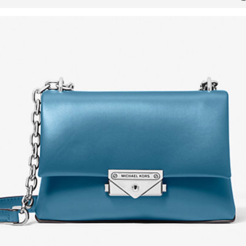 New Michael Kors Small Shoulder Bag Beautiful Teal Color!